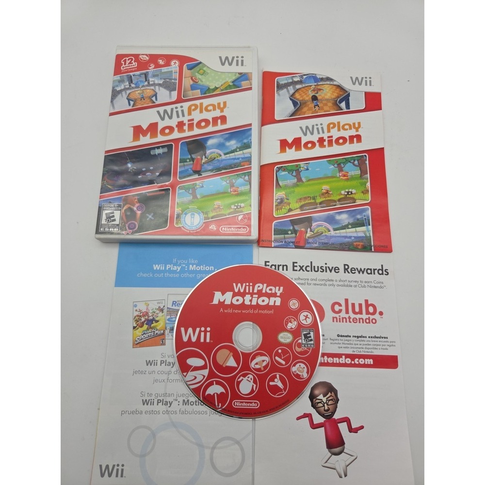 Wii Play Motion (Nintendo Wii, 2011) Complete CIB - Tested & Working